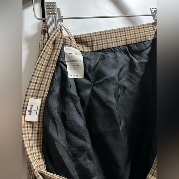 Wilfred Belle A-line Wrap Midi Skirt size Small - Picture 2 of 3